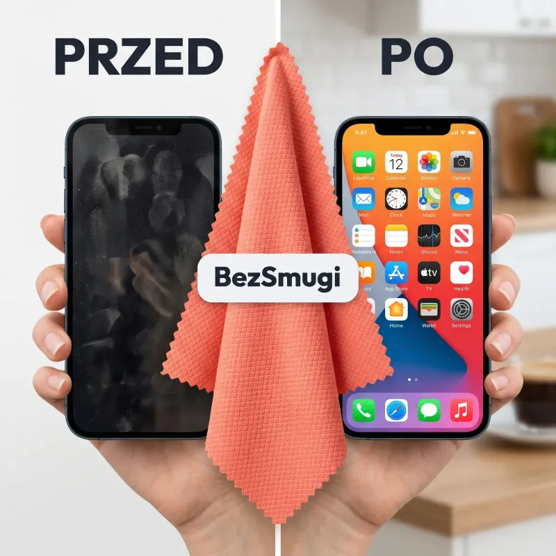 BezSmugi — zestaw 3 ścierek — przed i po, 5