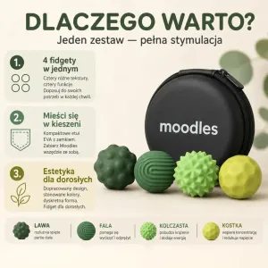 Moodles - wyciszające kulki sensoryczne (etui gratis!) 9