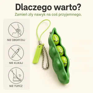 Brelok fasola łagodząca stres 3