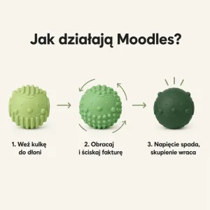 Moodles Kids - sensoryczne kulki wyciszające dla dzieci 7