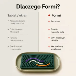 Formi - tablica sensoryczna z 11 patyczkami 3