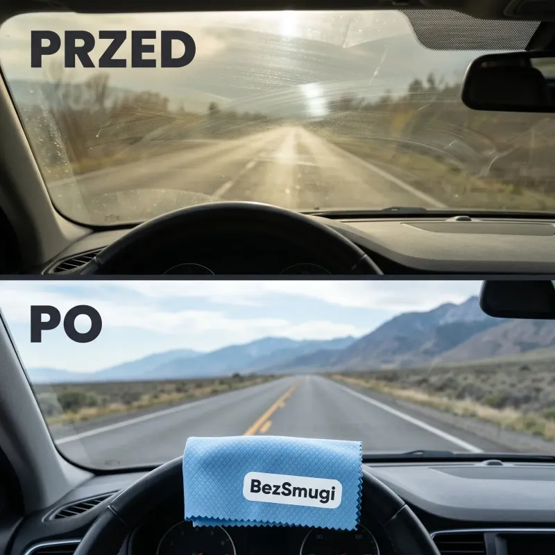 BezSmugi — zestaw 3 ścierek — przed i po, 6