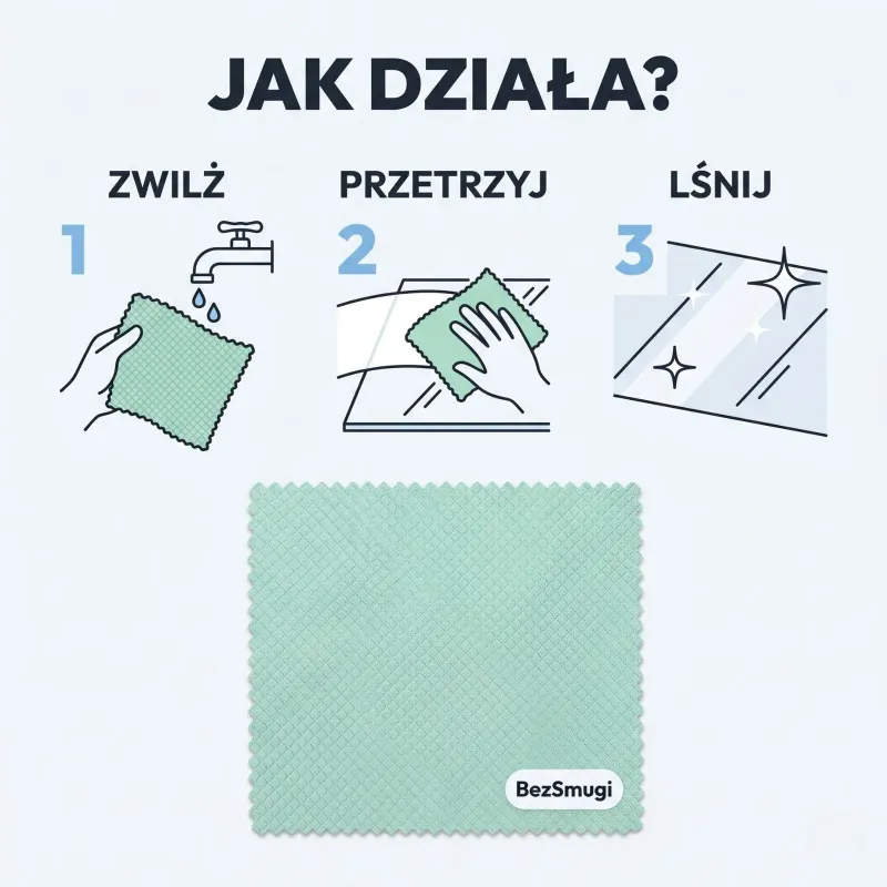 BezSmugi — zestaw 3 ścierek — zdjęcie 2
