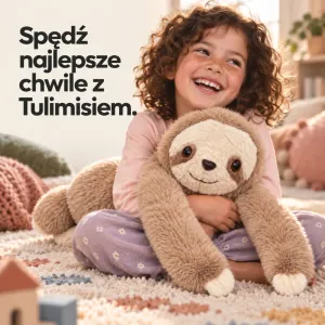 Tulimiś - miękki miś przytulanka z dociążonymi łapkami 1