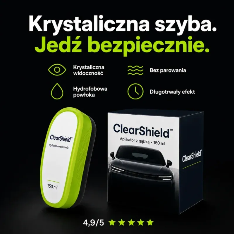 ClearShield™ — aplikator z gąbką do filmu olejowego, 150 ml
