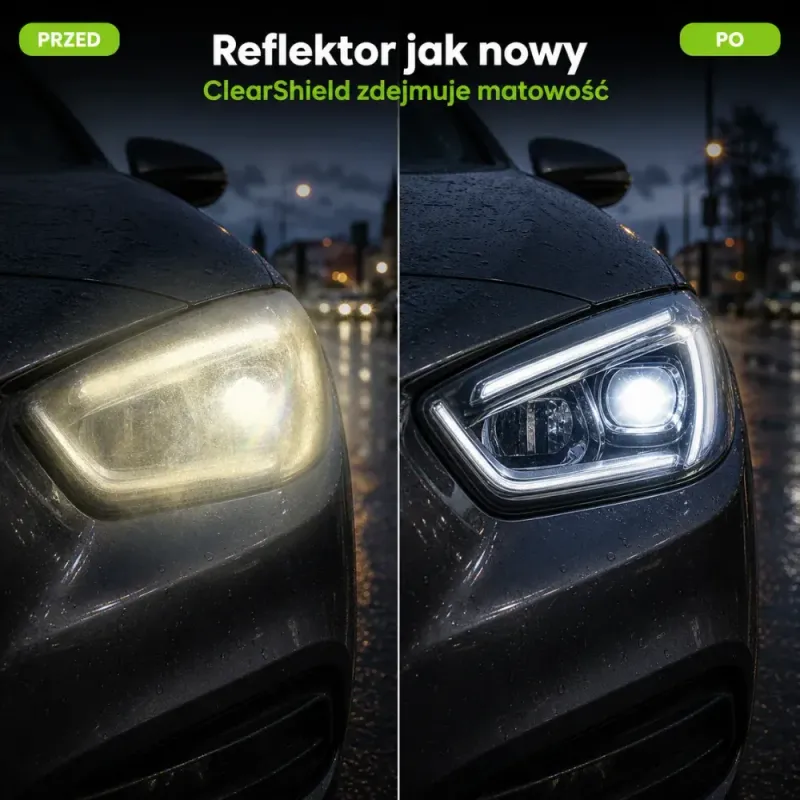 ClearShield™ — środek do filmu olejowego na szybie — zdjęcie 12
