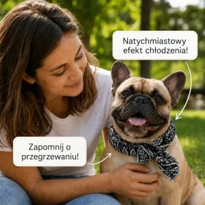 Bryza - szal chłodzący zapobiegający przegrzewaniu psów   1