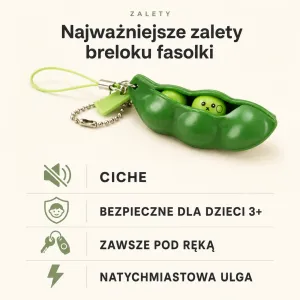Brelok fasola łagodząca stres 6