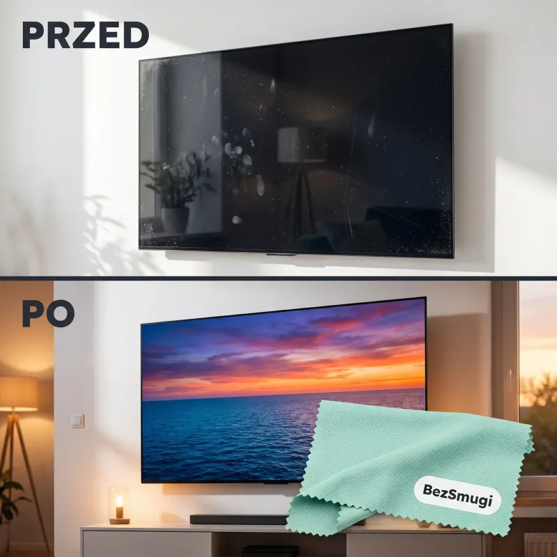 BezSmugi — zestaw 3 ścierek — przed i po, 3